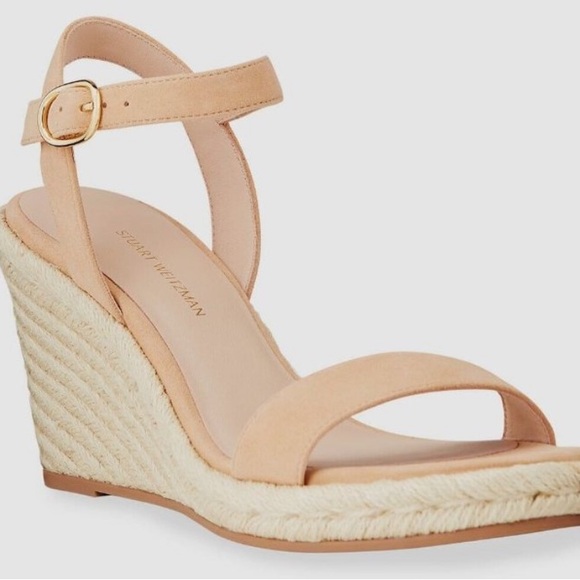Stuart Weitzman Teddi Espadrille Wedge Sandals – Size 8.5 – EUC - Picture 2 of 13